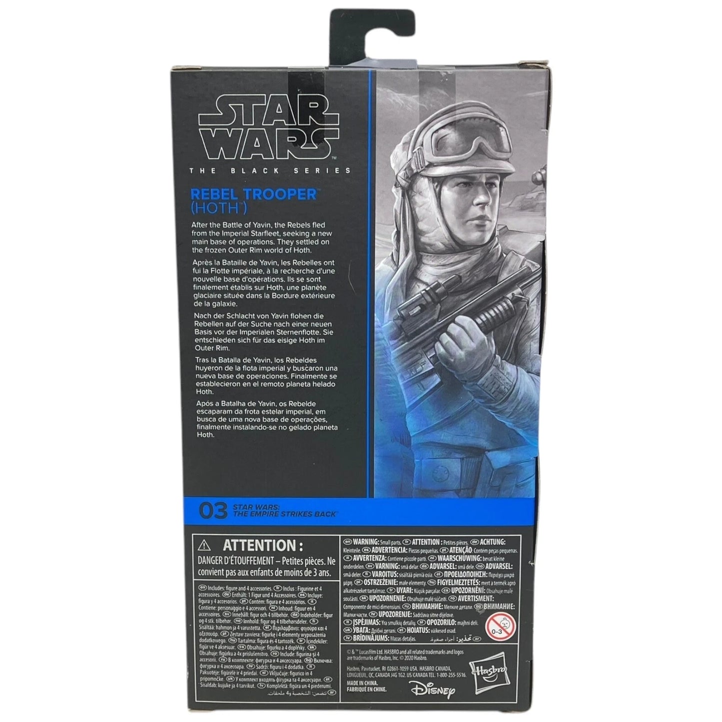 Star Wars Black Series Rebel Trooper Hoth 6" Action Figure 2020 Hasbro New