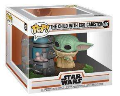 Star Wars Mandalorian Child with Egg Canister #407 Funko Pop