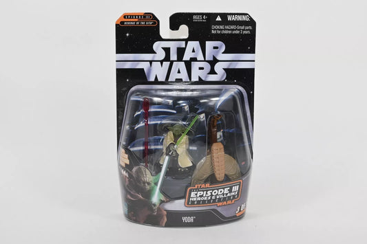 Hasbro 2006 Star Wars Heroes & Villains Collection Yoda Figure