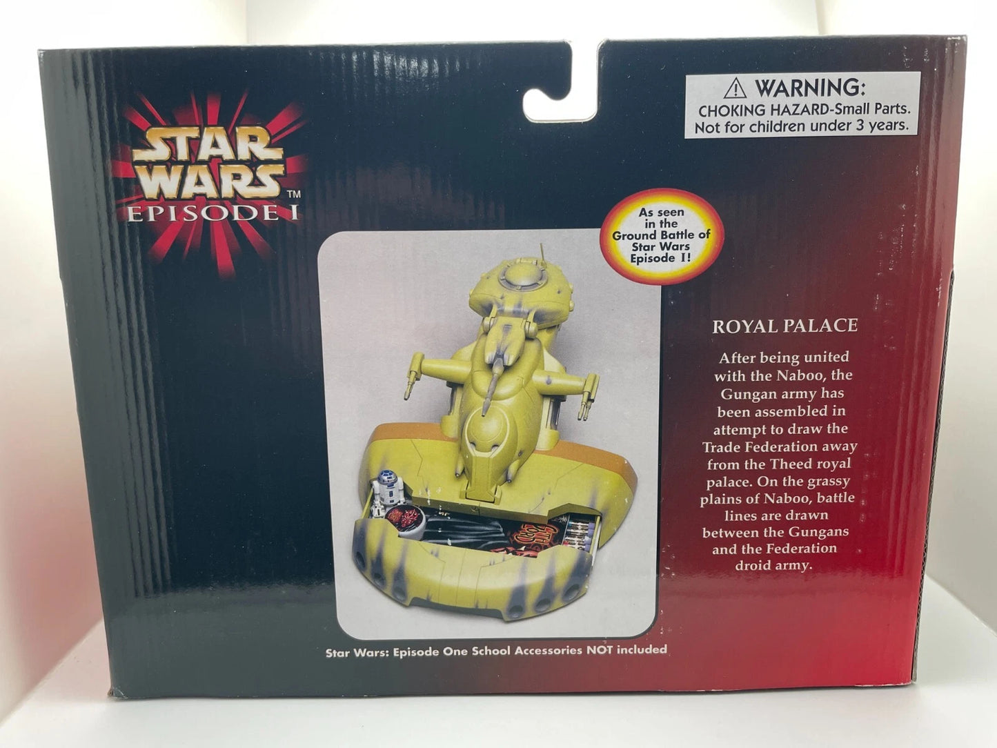 NEW VINTAGE STAR WARS EPISODE I TRADE FEDERATION TANK DESK ORGANIZER W/DRAWERS