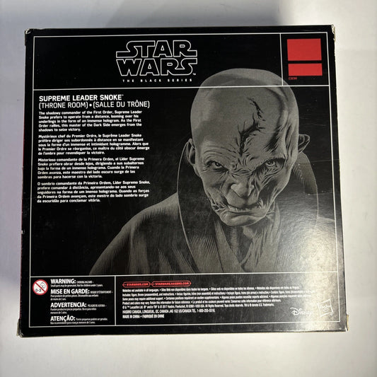 Hasbro Star Wars Supreme Leader Snoke 6" Action Figure Black Series