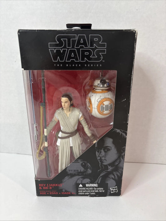 Star Wars Black Series Rey Jakku BB-8 6" Figure Force Awakens 2015 Hasbro Sealed